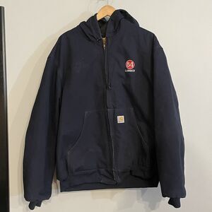 Vintage Carhartt Jacket Canvas Hooded Zip Up‎ USA Made ASAP Rocky XXL